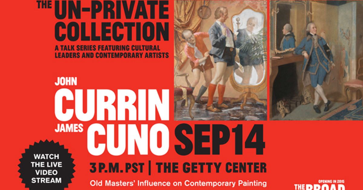 John Currin & James Cuno, in-person and streaming live online ...