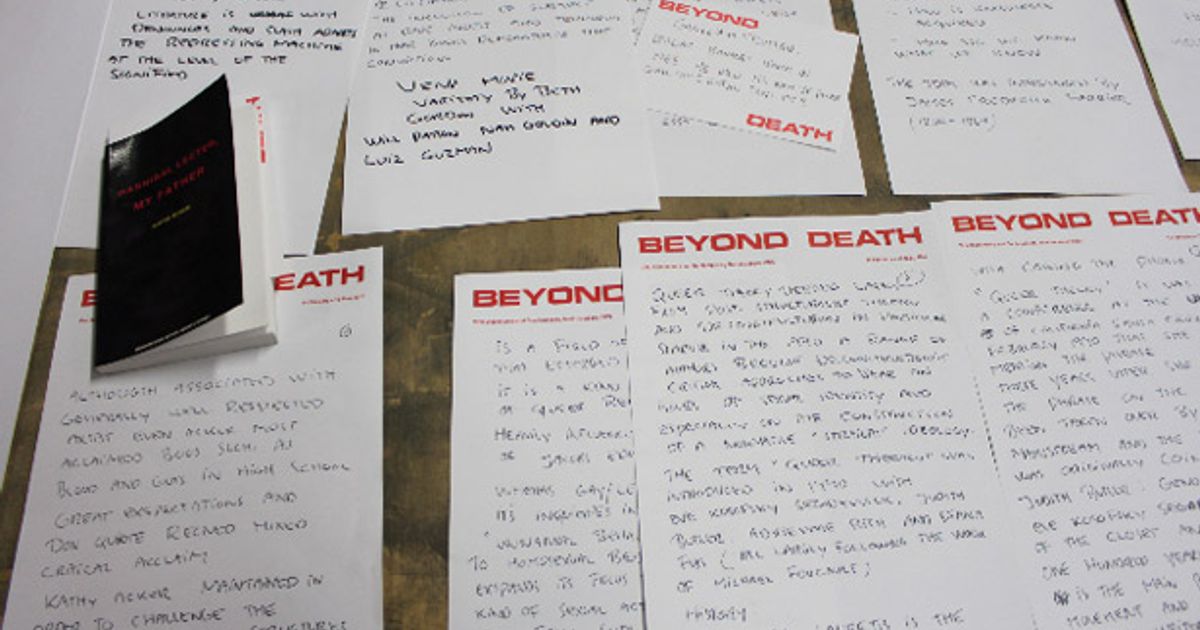 Closing of ‘Beyond Death: Viral Discontents and Contemporary Notions ...