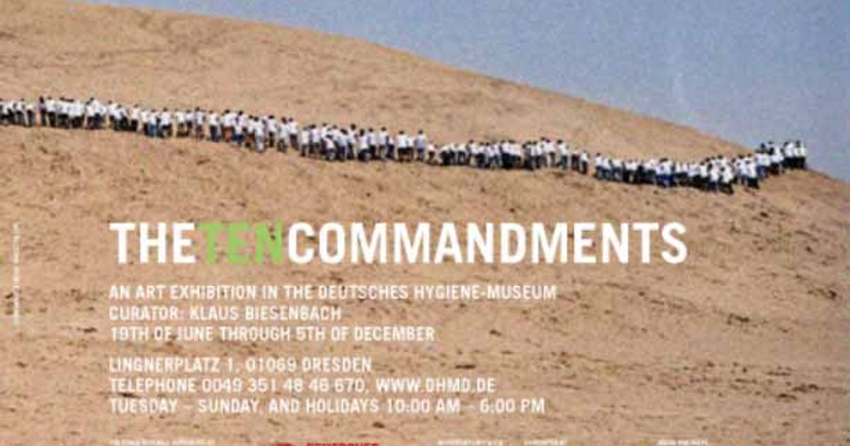 THE TEN COMMANDMENTS - Announcements - e-flux