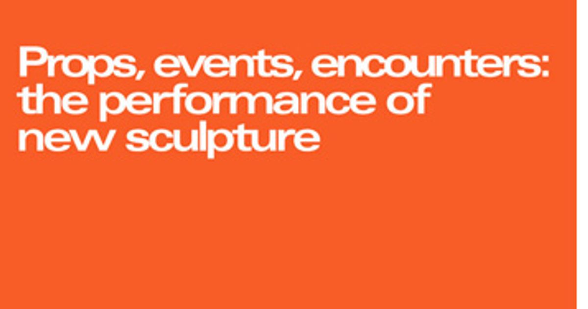 Showroom Conference 2007: Props, events, encounters: the performance of ...