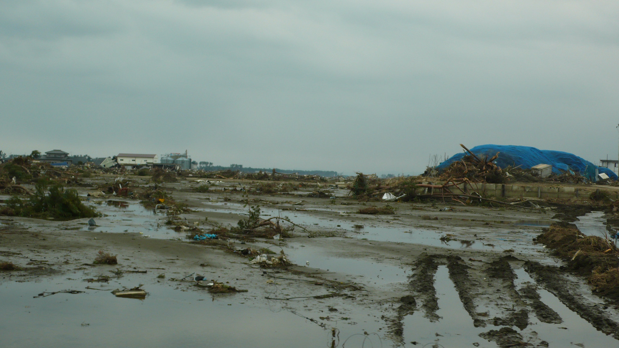 <p>Tsunami Ruins, Japan, 2011. Photo: CC BY 2.0/Yisris. </p>
